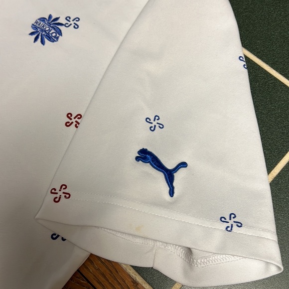 Puma Golf Polo. White Size Large - Picture 2 of 5